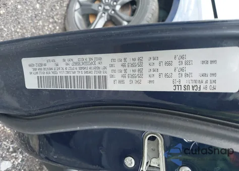 2019 Dodge Journey Crossroad Awd из США, поврежденный, VIN 3C4PDDGGXKT858627